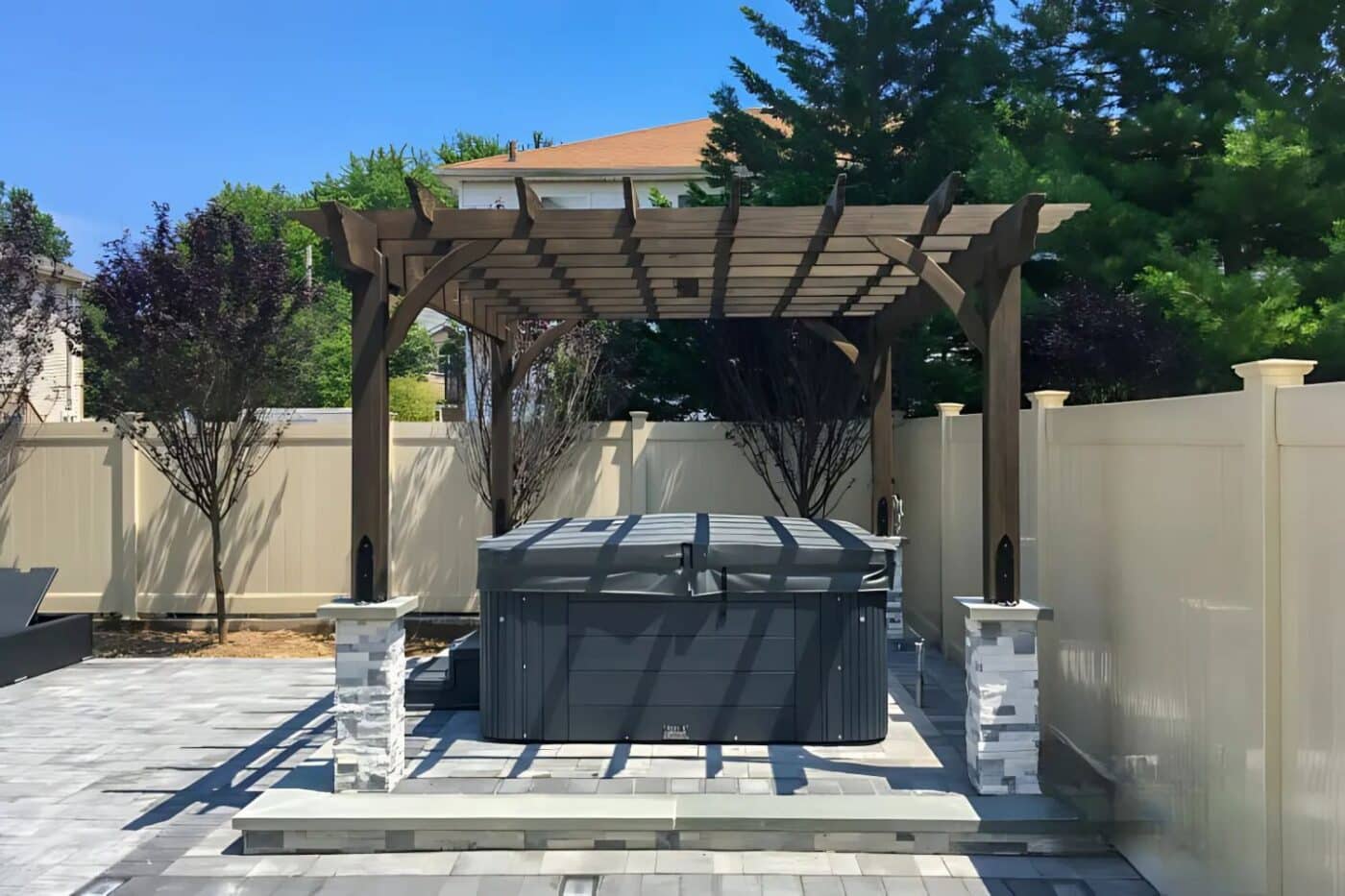 10x12 Cherokee Pergola from side
