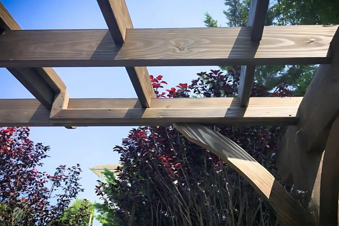 10x12 Cherokee Pergola rafters