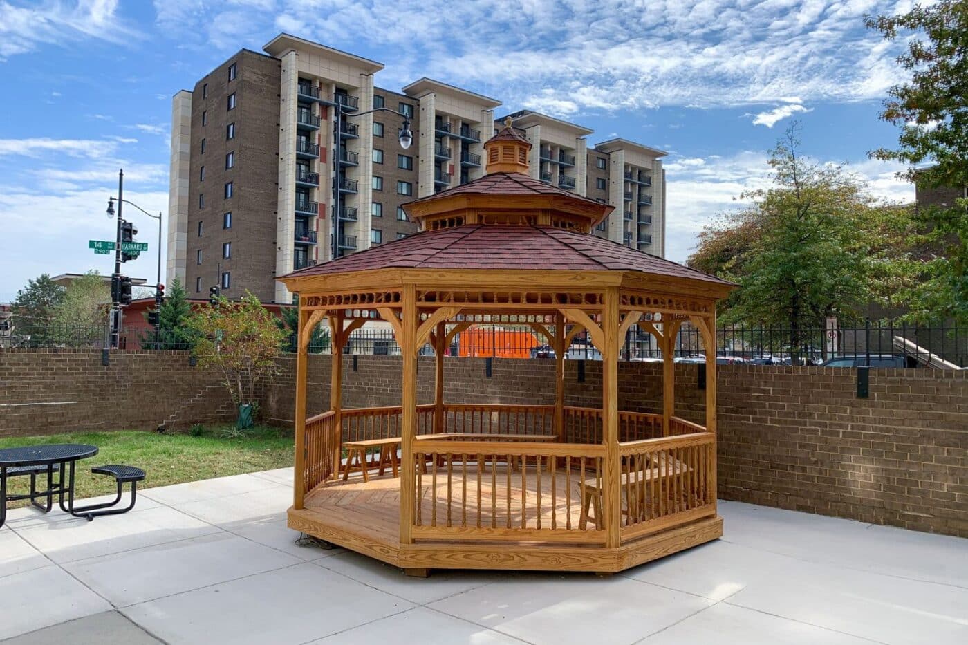 14x14 Octagon Wood Gazebo