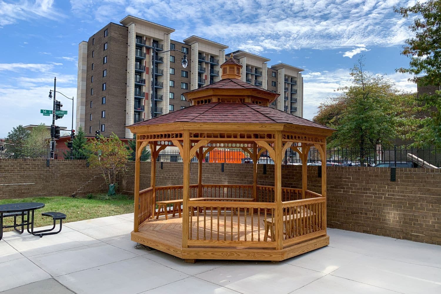 14x14 Octagon Wood Gazebo 1 14x14 Octagon Wood Gazebo