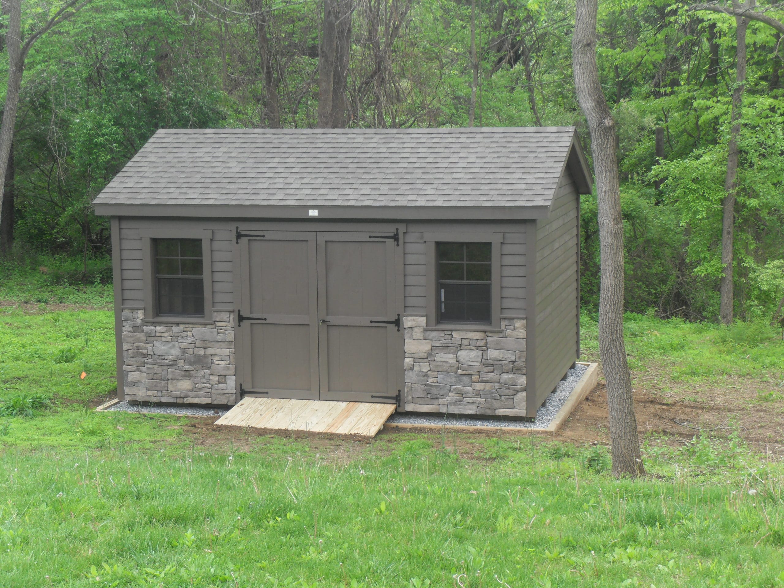 12x16 Rough Sawn Lap Siding Workshop 1