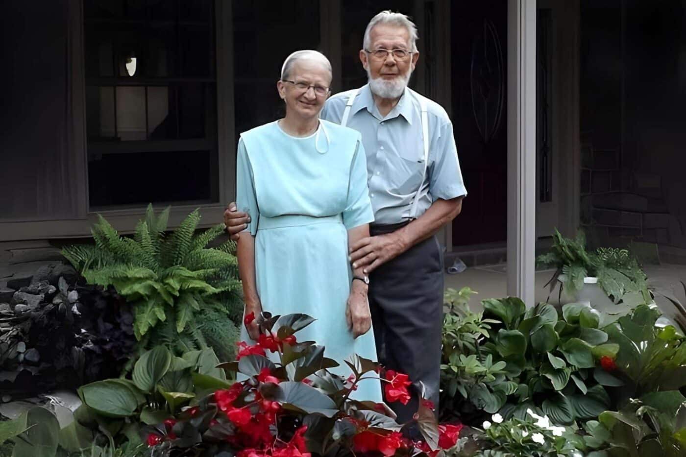 About Us 3 Abner and Rebecca King in Garden