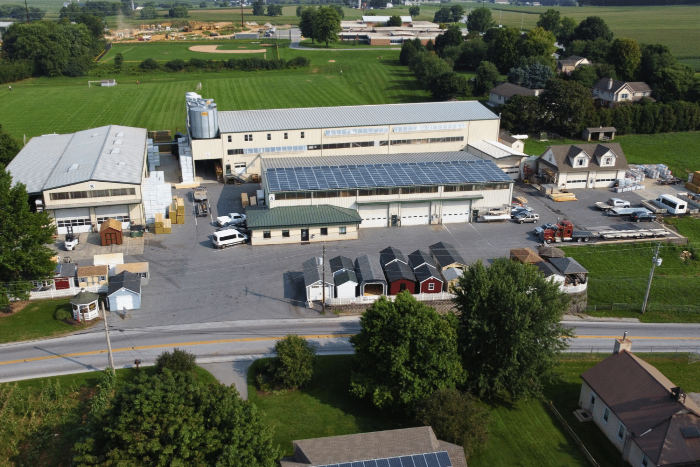 About Us 2 Aerial Shot of Pequea's Facility