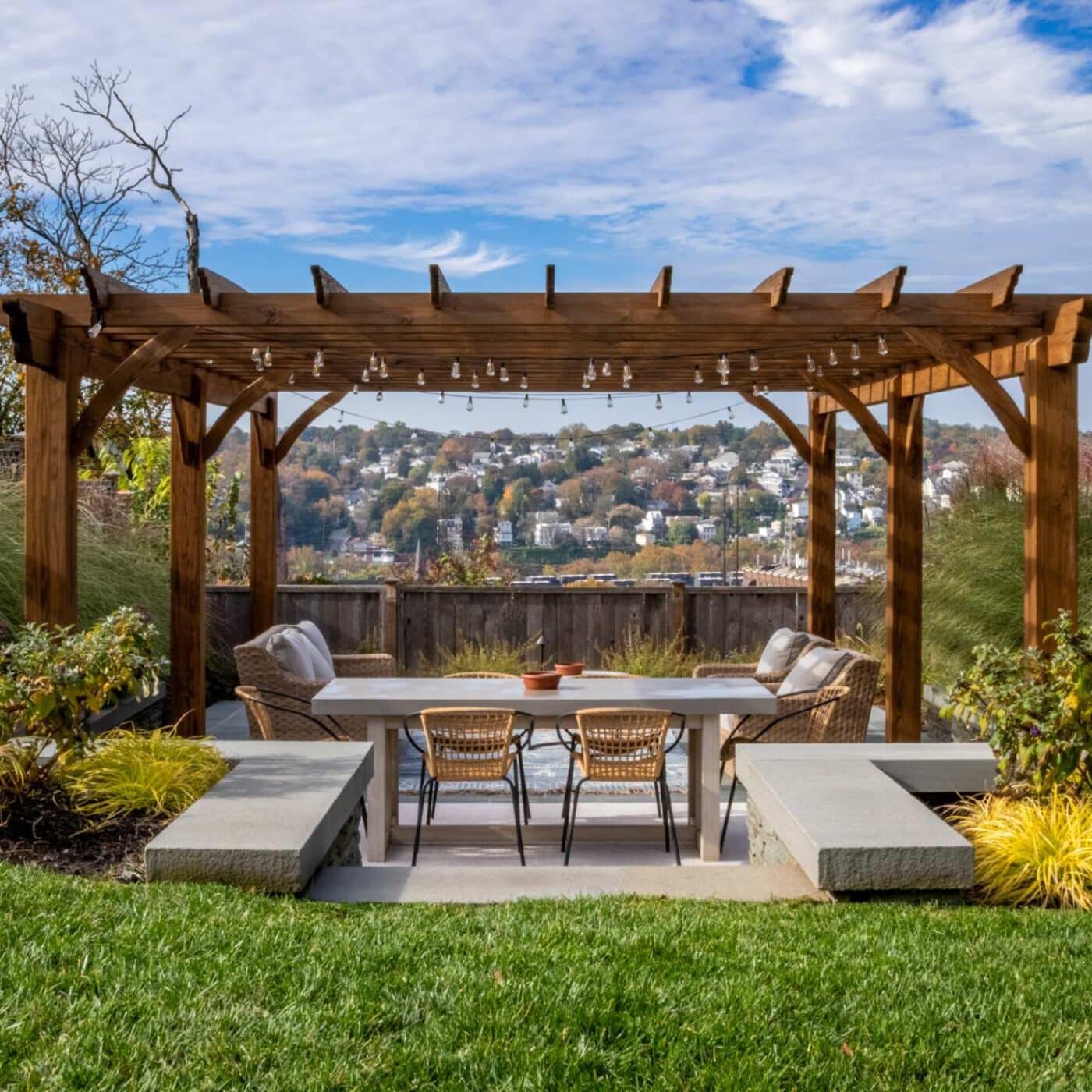 The Cherokee Pergola 2 View of Cherokee Pergola to showcase possible sizes