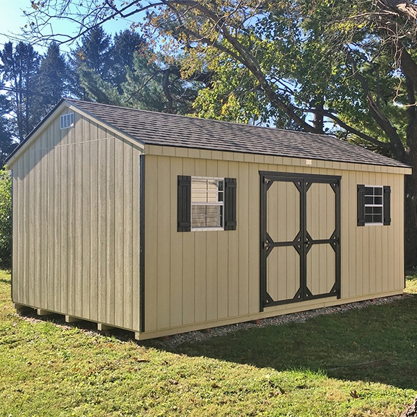 Siding Options 1 7/16" LP Smartside (T1-11 style) with Smart Finish Interior (Standard Wood)