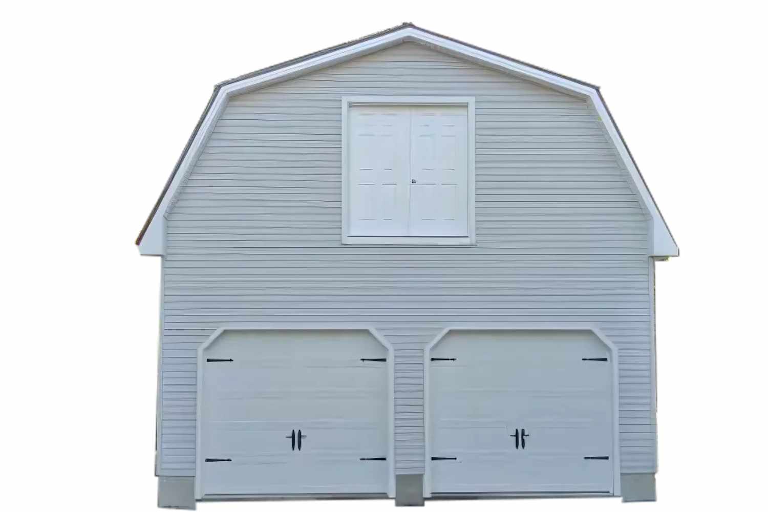 The Gambrel Garage 47 White Gambrel Garage with no background