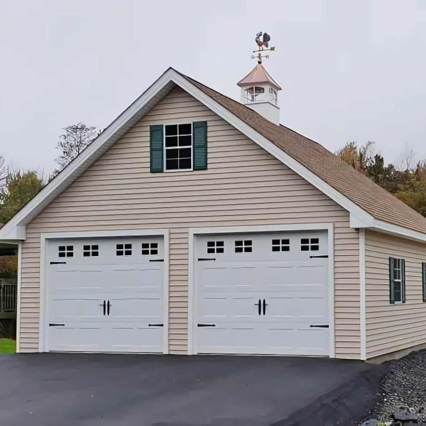 The A-Frame Attic Garage 2 A-Frame garage with different size