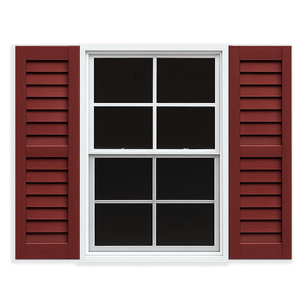 Windows and Shutter Options 2 Standard Vinyl Shutters