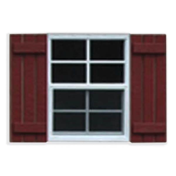Windows and Shutter Options 1 Standard Wood Shutters