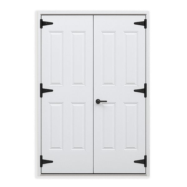 Door Options 1 T-Hinge Door (Standard on Vinyl Shed)
