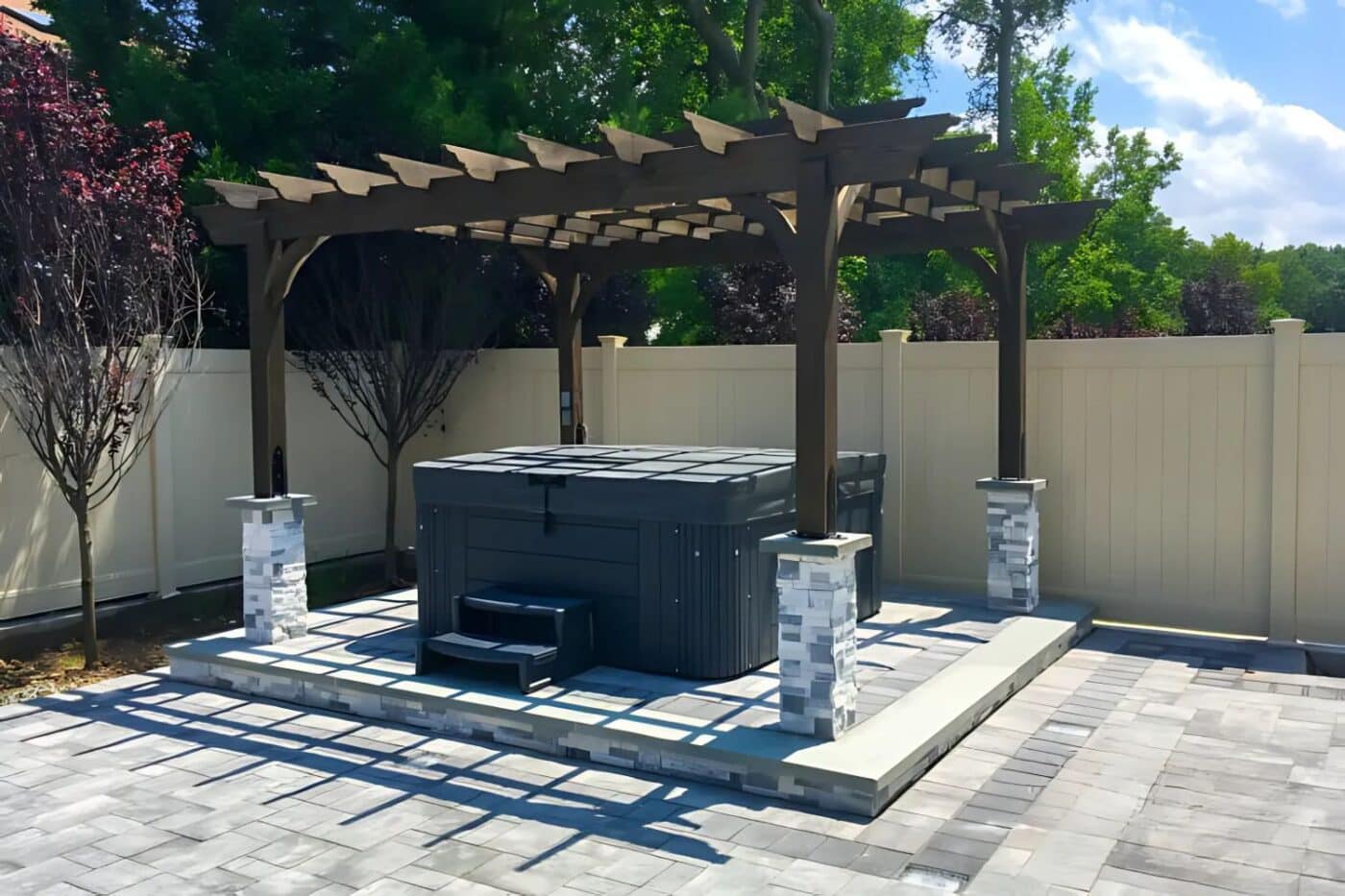 corner of 10x12 Cherokee Pergola
