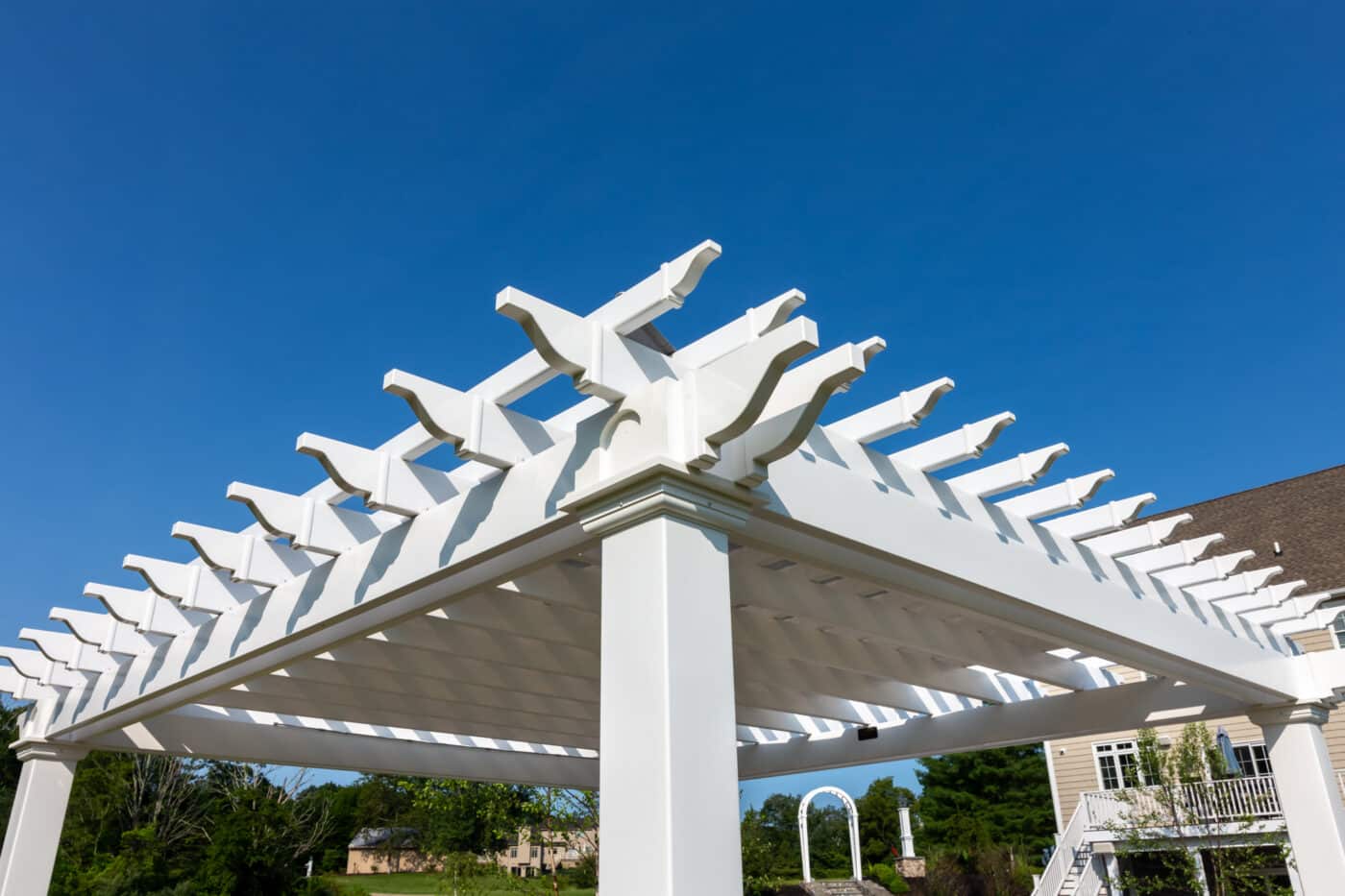 Corner of 14x16 Cancun Pergola